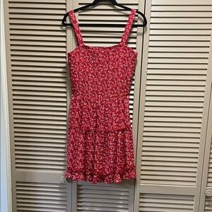 Floral Red Sundress